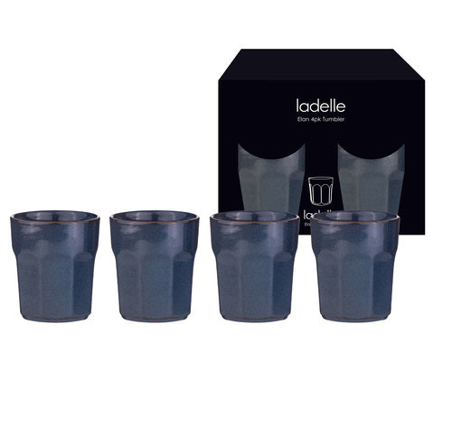 Elan Ocean Blue 4pk Tumbler – Ladelle