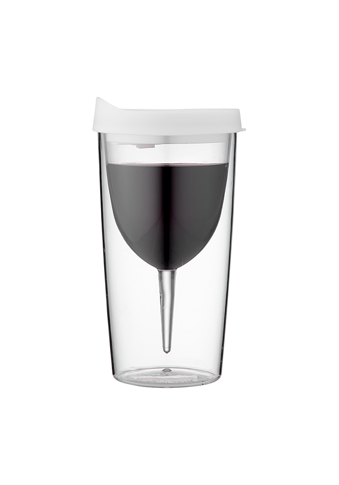 Portables Clear Wine Tumbler