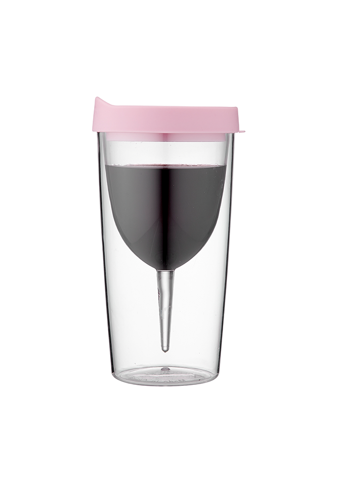 Portables Clear Wine Tumbler