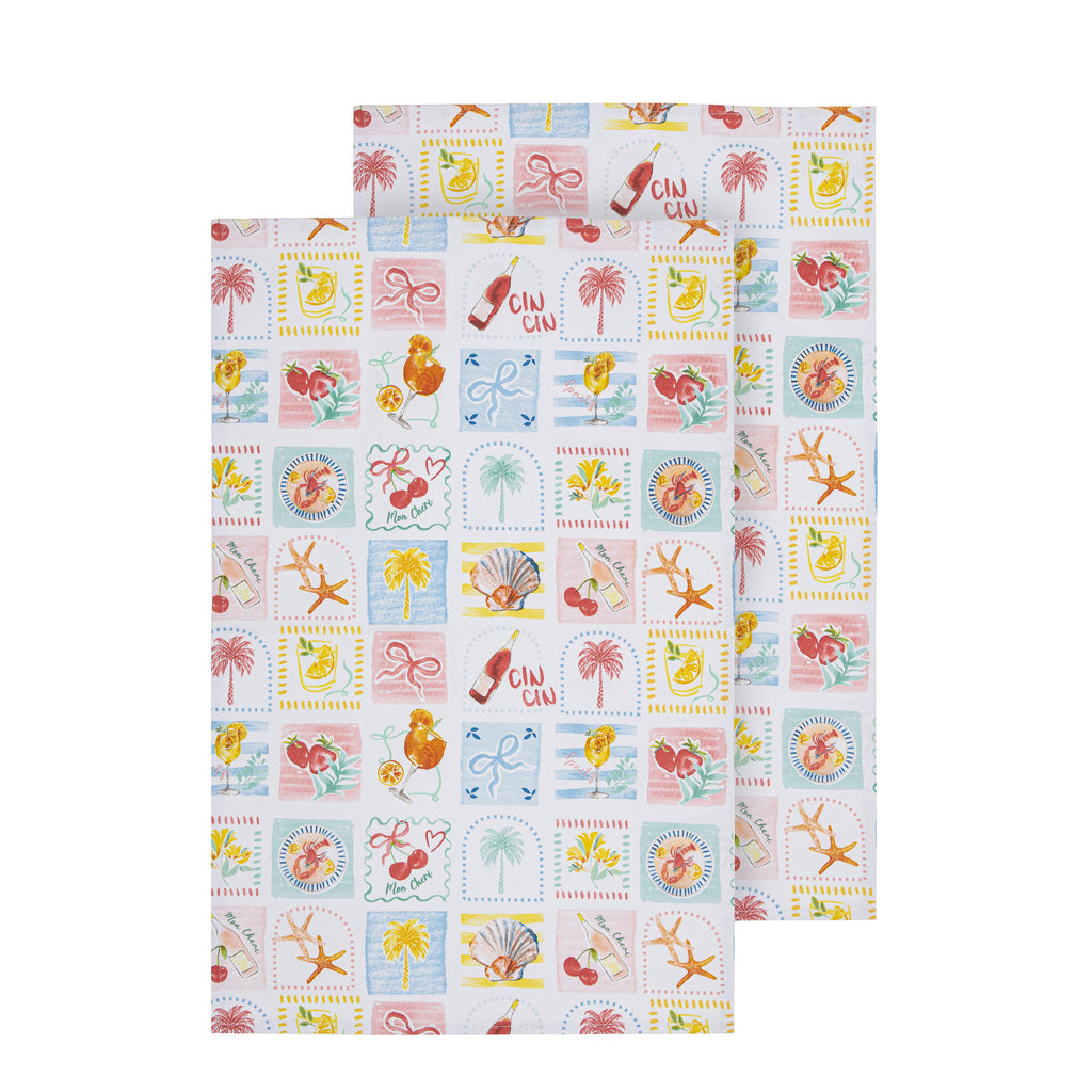 Capri 2pk Kitchen Towel
