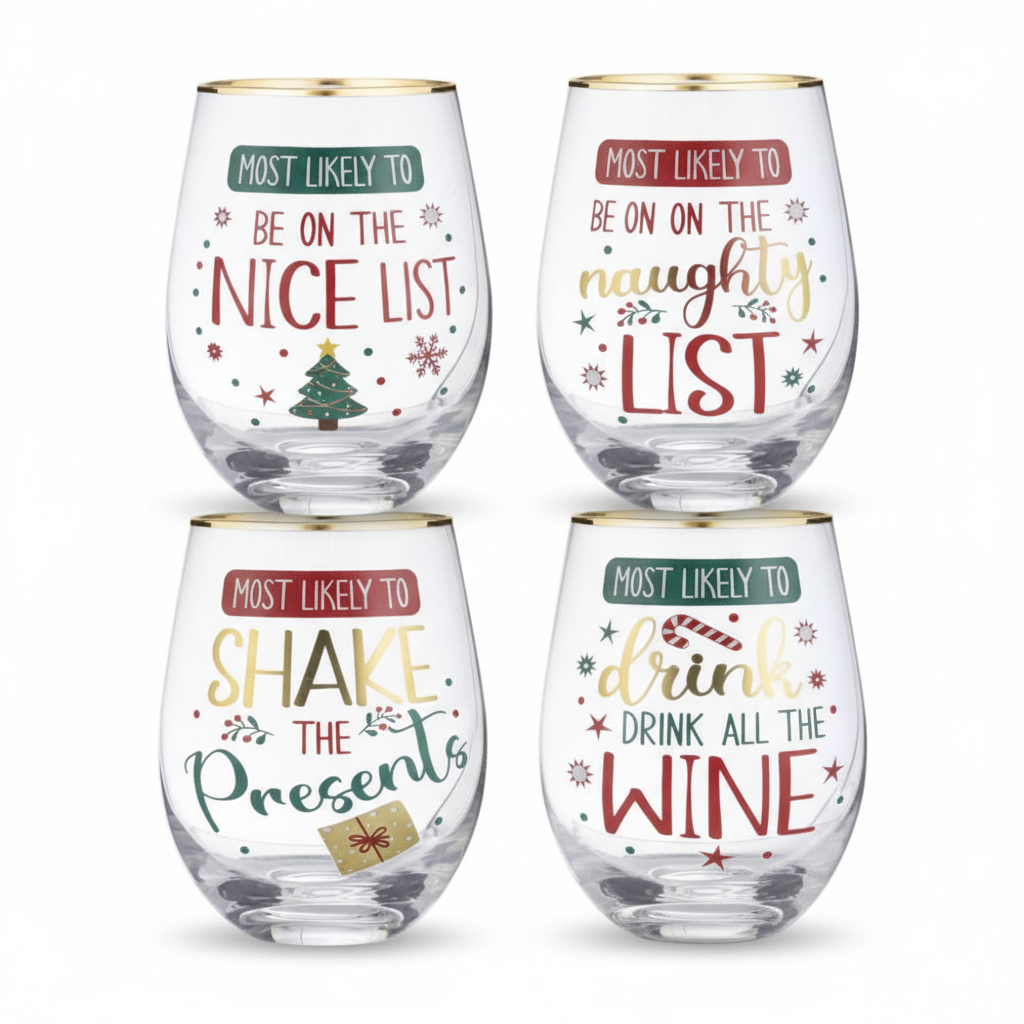 Fa LaLa Stemless Glass