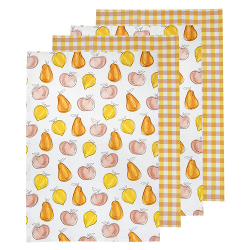 Printed Sweet Fruit 4pk Kitchen Towel