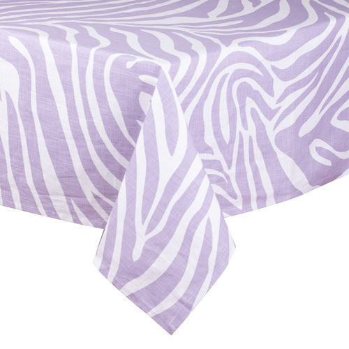 Zebby Lilac Tablecloth