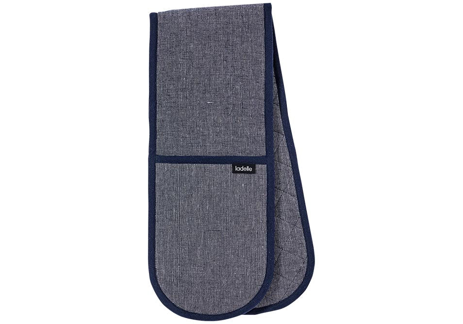 Blue Eco Recycled Double Oven Mitt