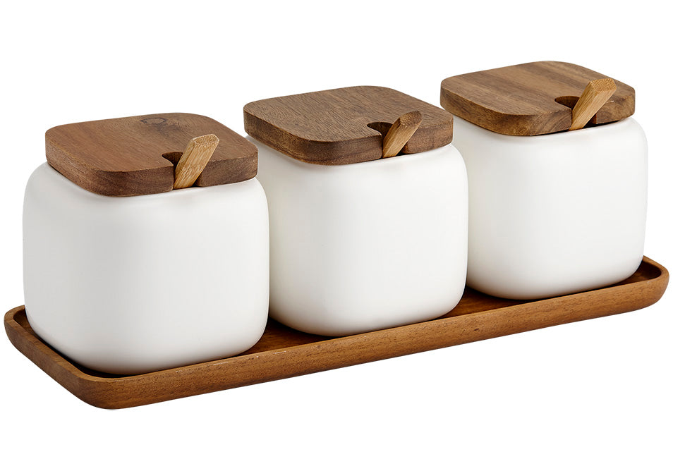 Essentials Canister & Spoon Counter Set