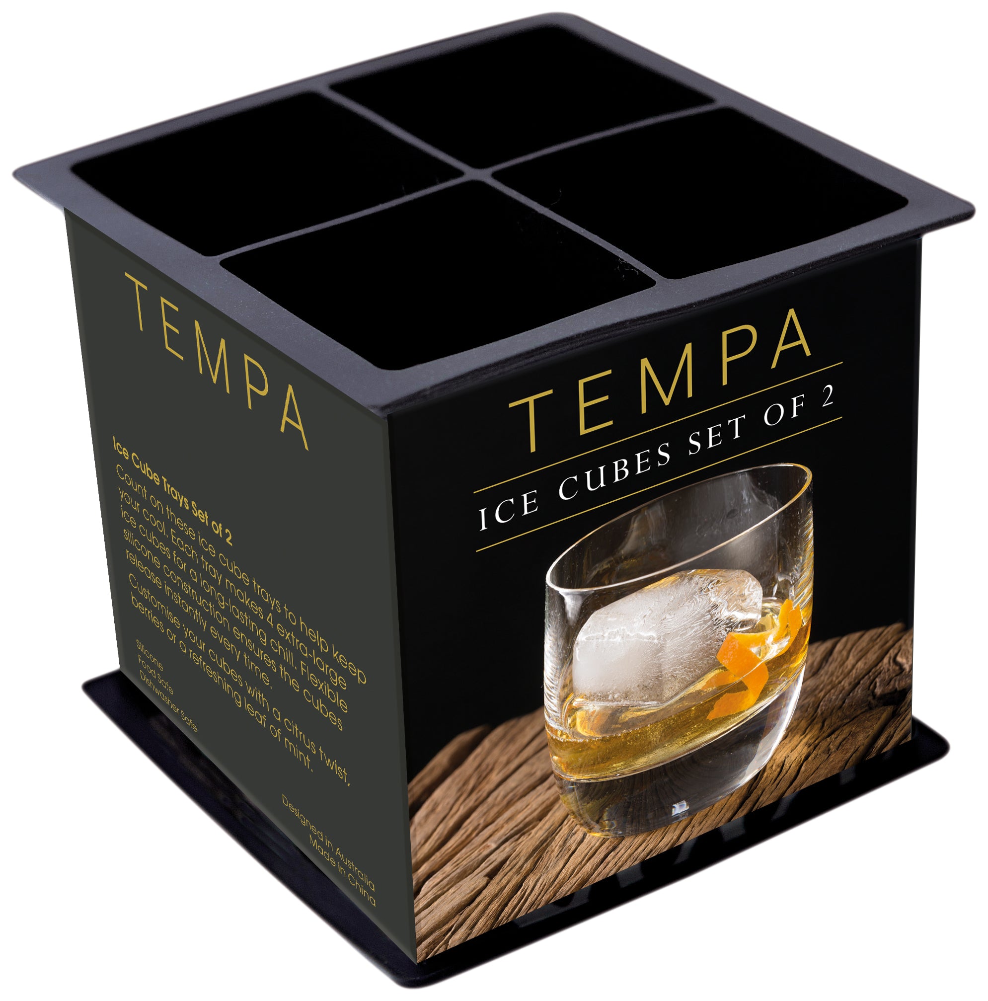 Extra-Large Ice Cube Trays, Set of 2