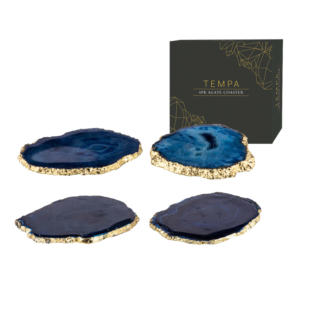 Allira Sapphire Blue Agate Coasters
