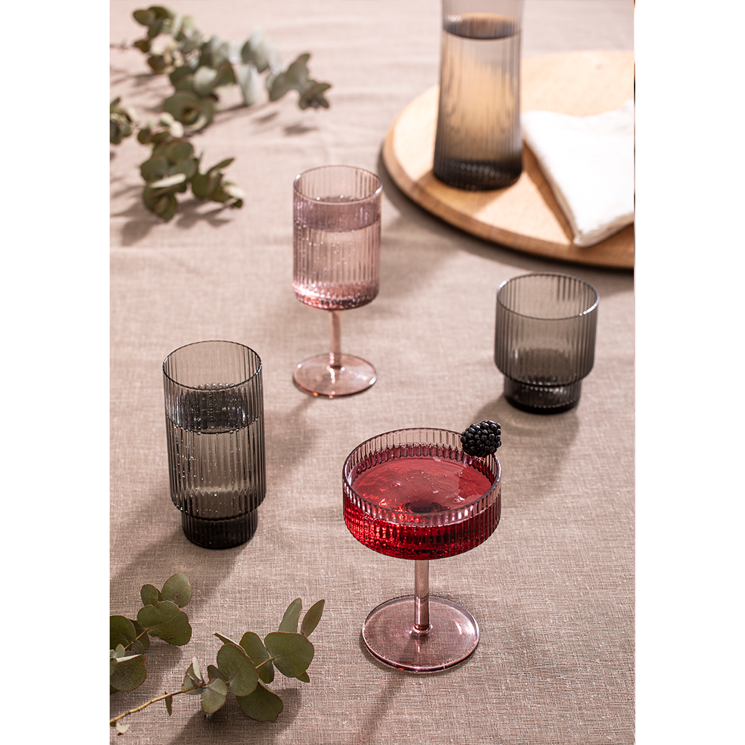 Clear Glassed Over Collection Drinking Glasses — Glassed Over Candles
