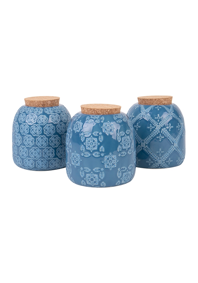 Positano Assorted Orbit Canisters - Set of 3