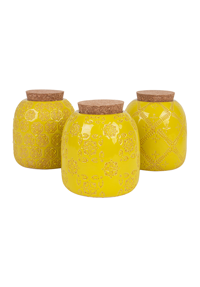 Positano Assorted Orbit Canisters - Set of 3